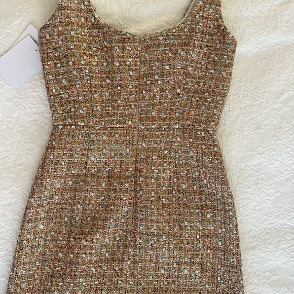 Self Portrait bouclè dress size US2 - Picture 4 of 10